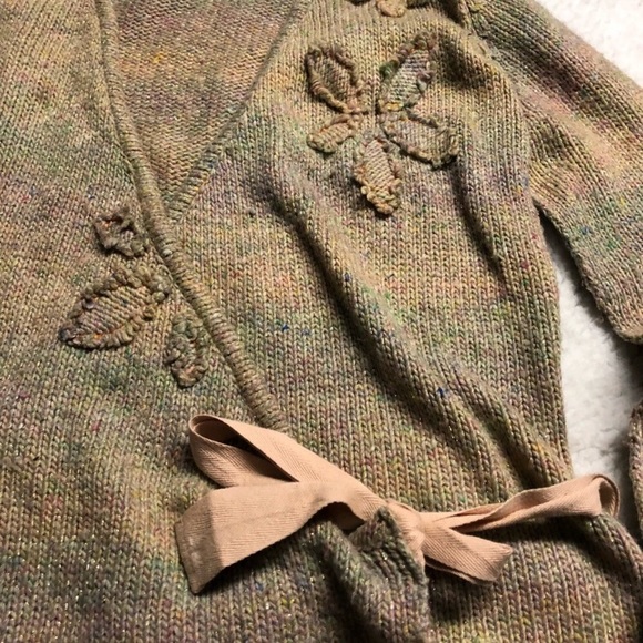 ↱ Anthropologie ↲  tie waist sweater - Picture 3 of 8